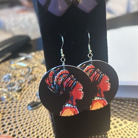 Lot of 5 vintage earrings - Picture 7 of 7